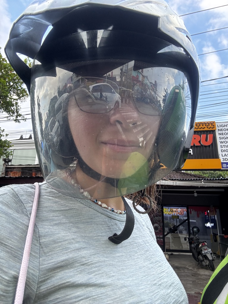 Anca just arrived in Bali — jet-lagged, overwhelmed, completely knocked out, wondering where on earth she is