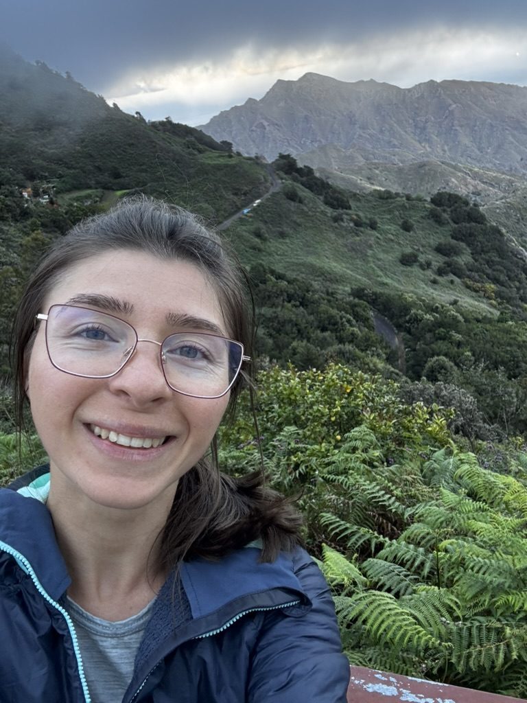 Anca overwhelmed by the majesty of nature in Tenerife