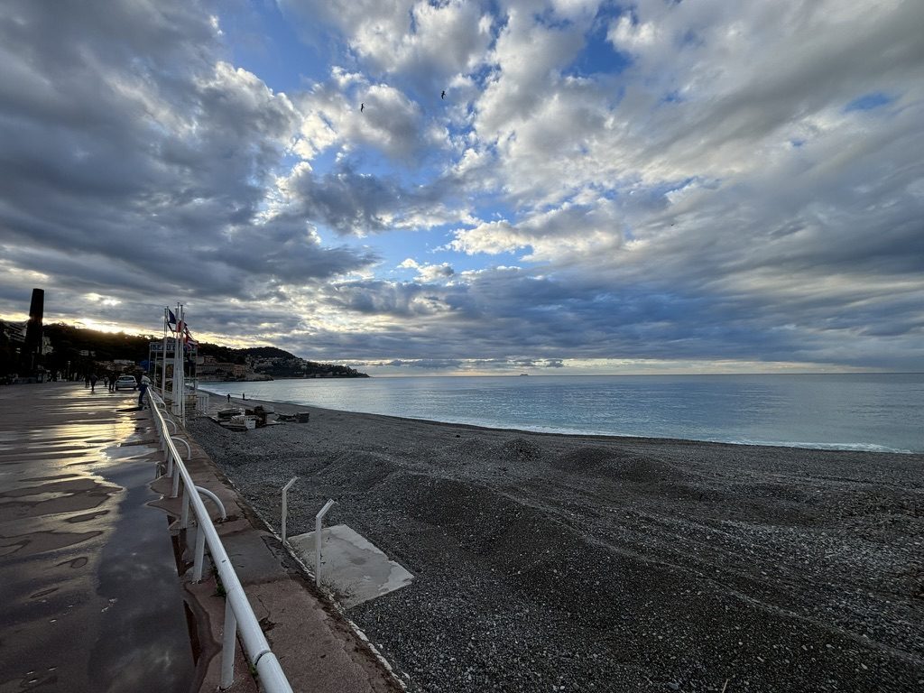 Nice coastline, France